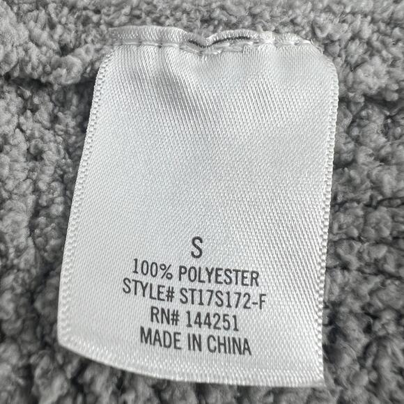 Harper Heritage Gray Plush Cropped Turtleneck Sweater Size S - Picture 7 of 8